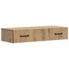 vidaXL Stenska stranska miza 87,5 x 34,5 x 17 cm Inženirski les