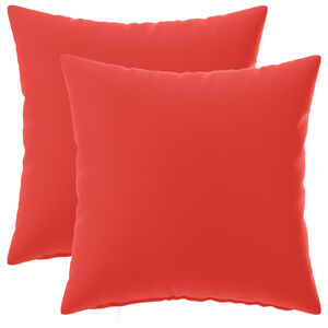 vidaXL Prevleka za blazino 2 pcs HEERLEN Rdeča 30 x 30 cm Poliester