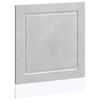 vidaXL Plo&scaron;ča za pomivalni stroj Porto betonsko siv 60x1,5x57 cm