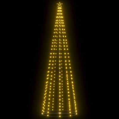 vidaXL Novoletna jelka iz 330 toplo belih LED lučk 100x300 cm