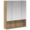 vidaXL Kopalni&scaron;ka ogledalna omara Oreh 60 x 14.5 x 70 cm