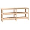 vidaXL Delovna miza 181x50x80 cm trdna borovina