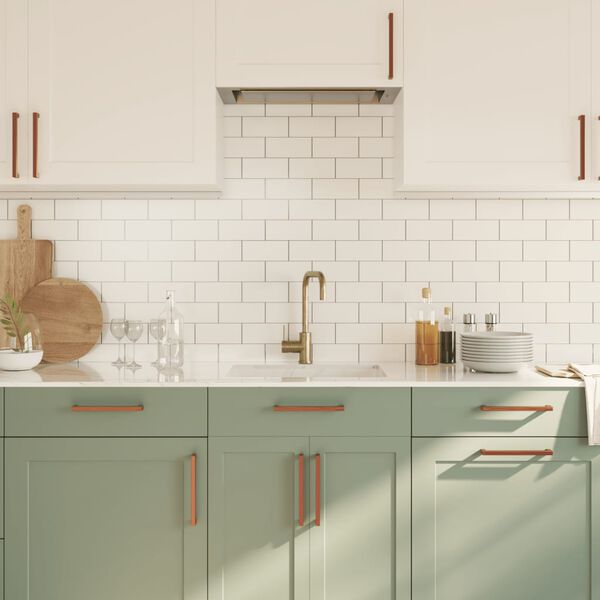 vidaXL Ročaji za omarico 20 kosov bron 192 mm nerjaveče jeklo