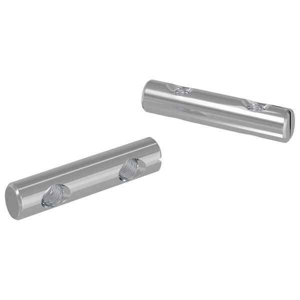 vidaXL Žirek 2 pcs Cinkano 60 x 12 mm elezo