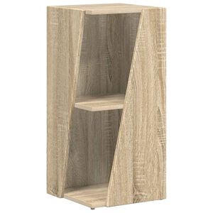 vidaXL Stranski polic 33 x 32 x 70,5 cm Inženirski les Sonoma hrast