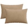 vidaXL Prevleka za blazino 2 pcs HEERLEN Rjava 40 x 60 cm korduroy