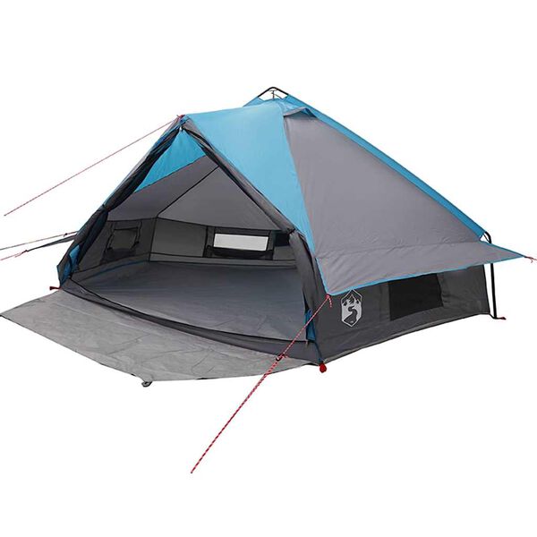 vidaXL Teepee &scaron;otor s streho Modra in siva 490 x 410 x 210 cm