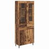 vidaXL Visok predalnik 2 kos Star les 69,5 x 34 x 180 cm
