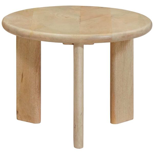 vidaXL Mize za kavo z gnezdenjem 2 pcs Črna Masiven les manga