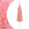 vidaXL Umetno ozko božično drevesce z bunkicami 150 cm 150 LED