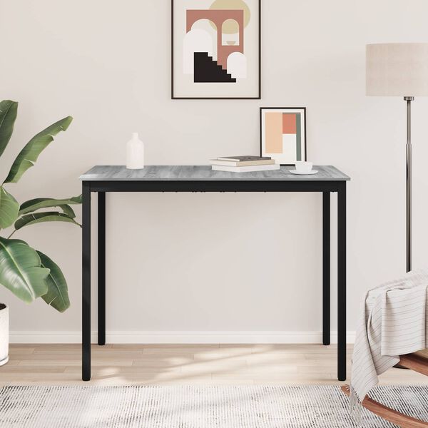 vidaXL Stoječ miza za bar Konstruiran les