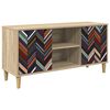 vidaXL TV omarica OMMEN 102 x 33 x 50 cm Sonoma Inženirski les