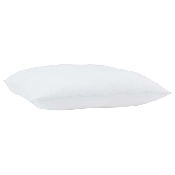 vidaXL Odeja z blazino 3 pcs Bela Mikrofibra