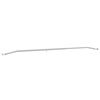 vidaXL Nosilec tarpa za prikolice Srebrna 136-218 cm