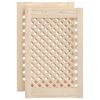 vidaXL Vrata za omarico z mrežico 2 kosa 39,5x61,5 cm trdna borovina