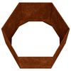 vidaXL Cvetlično korito zarjavelo 60x60x45 cm corten jeklo