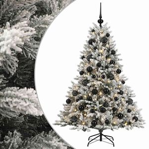 vidaXL Umetna božična jelka z bučko 120 cm 150 LED Toplo bela