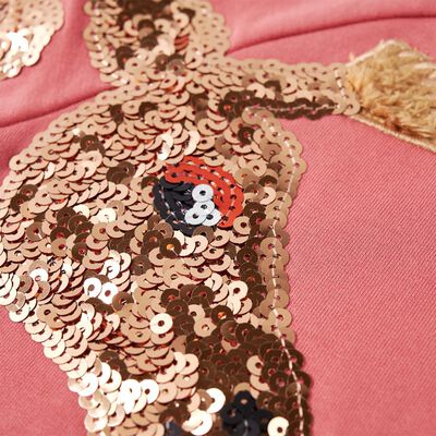 Otroški pulover starinsko roza 92