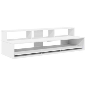 vidaXL Studio pisalna miza Bela 130 x 42,5 x 36 cm Inženirski les
