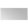 vidaXL LED kopalni&scaron;ko ogledalo Transparentno 90 x 40 cm kaljeno steklo