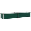 vidaXL Povi&scaron;ana vrtna gredica Zelena 160 x 40 x 24 cm