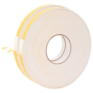 vidaXL Samolepilni pena trak 2 kos Bela 10mm x 10m CR pena