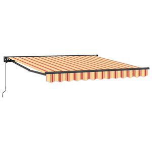 vidaXL Okvir tende večbarvno 350 x 250 cm Poliester s PU premazom