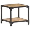 vidaXL Klubska mizica 40x40x36 cm trden robusten mangov les
