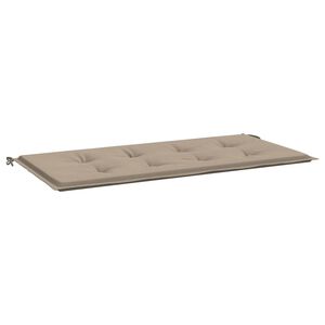 vidaXL Blazina za vrtno klop taupe 100x50x4 cm oxford tkanina