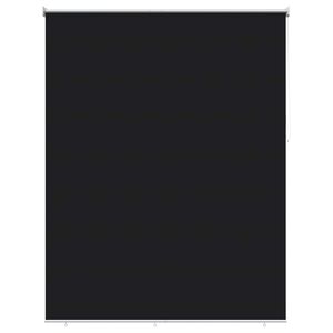 vidaXL Zunanje rolo senčilo UV za&scaron;čita Črna 100 x 230 cm (&Scaron; x V)