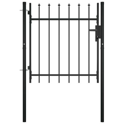 vidaXL Vrata za ograjo koničasta 100x75 cm