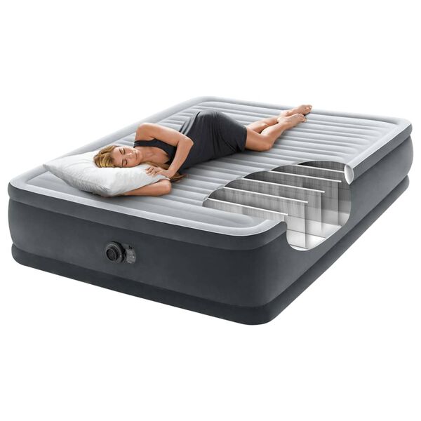 Intex Napihljivo leži&scaron;če Dura-Beam Deluxe Comfort Plush 152x203x46 cm