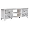 vidaXL TV omarica bela in siva 108x30x40 cm trden les pavlovnije