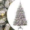 vidaXL Umestno božično drevo 180 cm 300 LED Toplo bela PVC in jeklo
