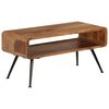 vidaXL Klubska mizica trden palisander 95x40x45 cm