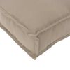 vidaXL Set blazin za palete 2 pcs Taupe 150 x 40 x 8 cm Oxford blago
