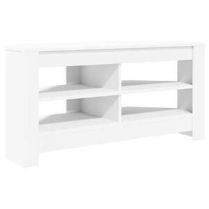 vidaXL KotnaTVomara Bela 102 x 40,5 x 45 cm Konstruiran les