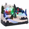 vidaXL Mini božični vas 16 x 11,5 x 13 cm Plastika večbarvno