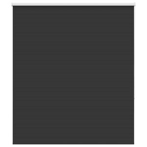 vidaXL Rolo zatemnjena črna 125x150cm tkanina &scaron;irina 121,6cm poliester