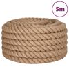 vidaXL Vrv iz jute 1 mm Naravna 100% Tossa jute