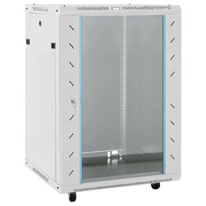vidaXL Omrežna omarica 15U z nogami 19" IP20 60x45x86 cm