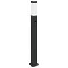 vidaXL Stebriček s senzorjem 80 cm črne barve IP44