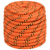 vidaXL Večnamenska uporabna vrv 16 mm 250 m Oranžna PP