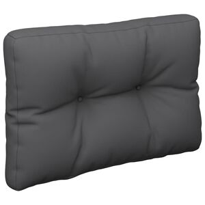 vidaXL Blazina za kavč iz palet antracitna 50x40x12 cm