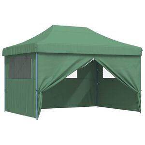vidaXL Zabavni &scaron;otor 279 x 410 x 315 cm Zelena Oxford tkanina