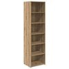 vidaXL Za omarice Umetni hrast 50 x 41 x 185 cm Inženirski les