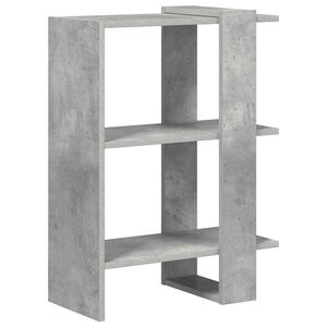 vidaXL Knjižna polica 2 ravni 52 x 25 x 71,5 cm Inženirski les