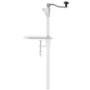 vidaXL Odpirač za konzerve srebrn 70 cm aluminij in jeklo