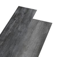 vidaXL PVC talne plošče 4,46 m² 3 mm samolepilne svetleče sive