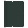 vidaXL Balkonsko platno temno zeleno 120x500 cm oksford blago